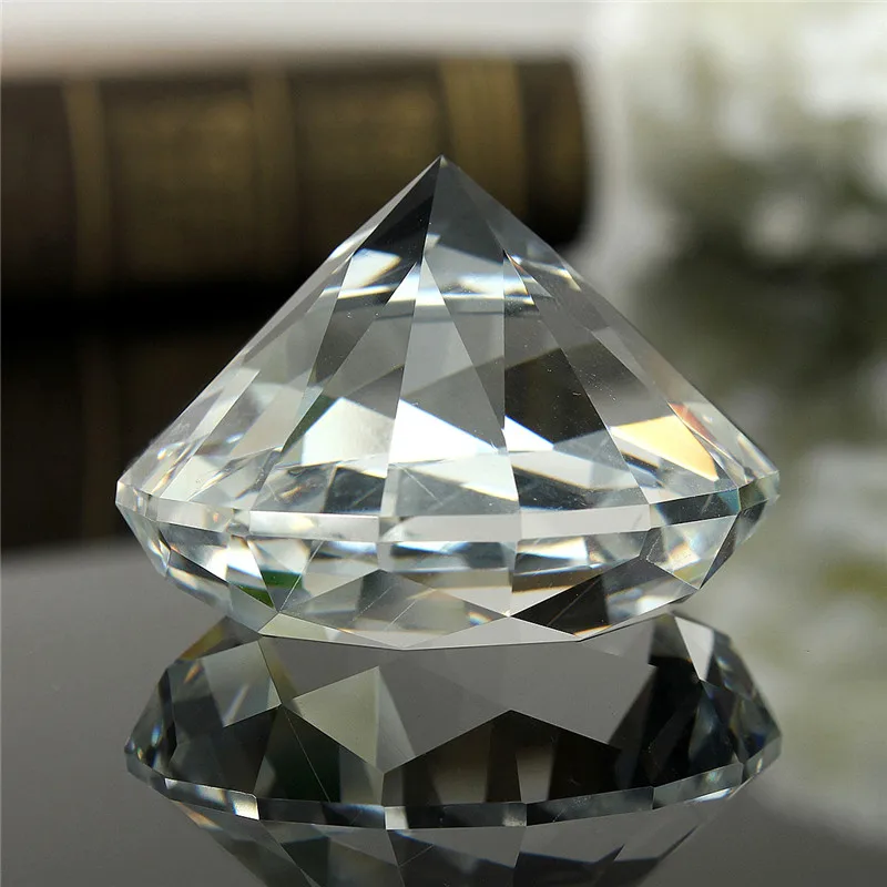 60mm/2.36inch Clear Crystal Diamond Cut Shape Paperweights Crystal Glass Gem Home Display Car Ornaments
60mm/2.36inch Clear Crystal Diamond Cut Shape Paperweights Crystal Glass Gem Home Display Car Ornaments