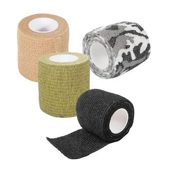 Self Adhesive Tape 5CM*4.5M Stealth Camouflage Bandage Waterproof Protective Durable Wrap for Camera Lens Flashlight Telescope
Self Adhesive Tape 5CM*4.5M Stealth Camouflage Bandage Waterproof Protective Durable Wrap for Camera Lens Flashlight Telescope