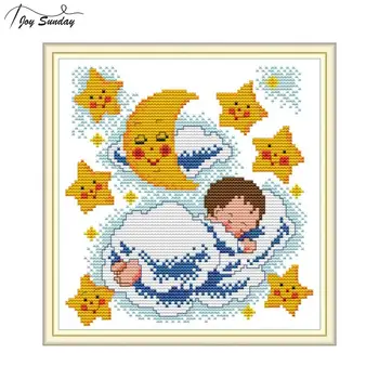 Joy Sunday Needlework Diy Dmc Cross Stitch Printed Canvas Good Night Baby Pattern Aida Fabric 14 Embroidery Cross Printed Stitch
Joy Sunday Needlework Diy Dmc Cross Stitch Printed Canvas Good Night Baby Pattern Aida Fabric 14 Embroidery Cross Printed Stitch