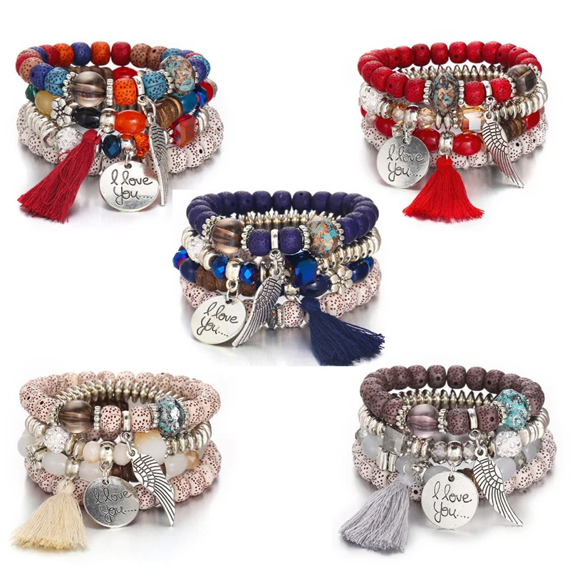 New Natural Crystal Cat's Eye Stone Beaded Bracelet Multi-circle Tassel Bracelets Retro Celebrity Style Jewelry for Women Gift
New Natural Crystal Cat's Eye Stone Beaded Bracelet Multi-circle Tassel Bracelets Retro Celebrity Style Jewelry for Women Gift