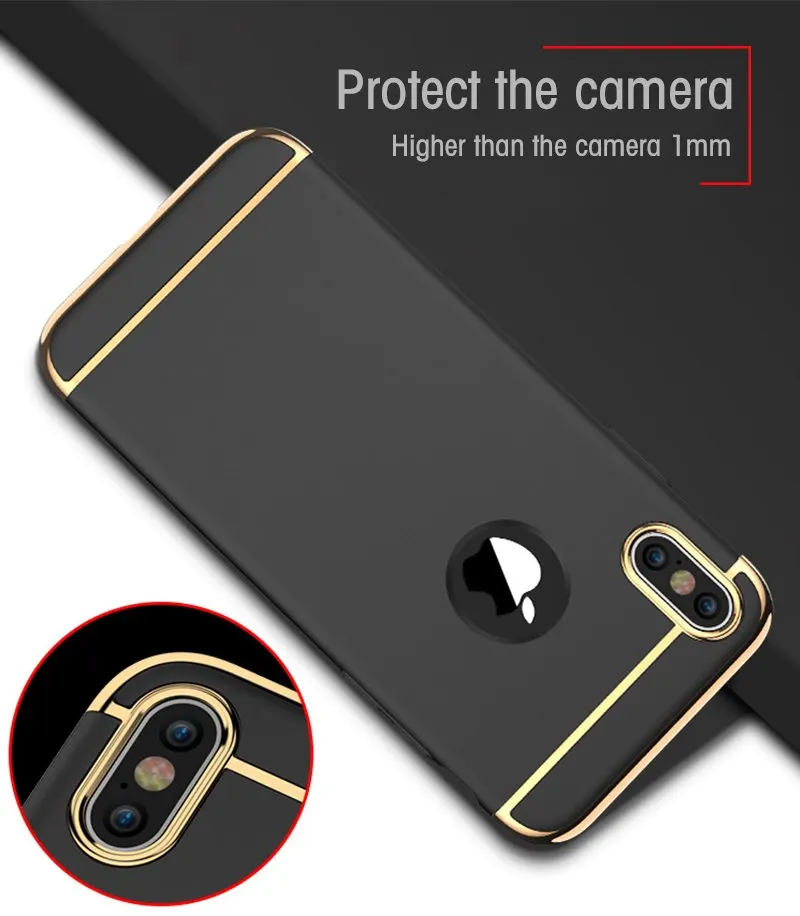 Hard 3 in 1 Luxury PC Matte Cover Case For iPhone 6s 6 Plus 7 8 Plus X 5 5s SE Phone Back Cover For iPhone X XR XS Max 10 Shell
Hard 3 in 1 Luxury PC Matte Cover Case For iPhone 6s 6 Plus 7 8 Plus X 5 5s SE Phone Back Cover For iPhone X XR XS Max 10 Shell