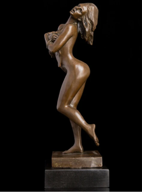free Crafts bronze figure bronze sculpture Home Decoration Art fast