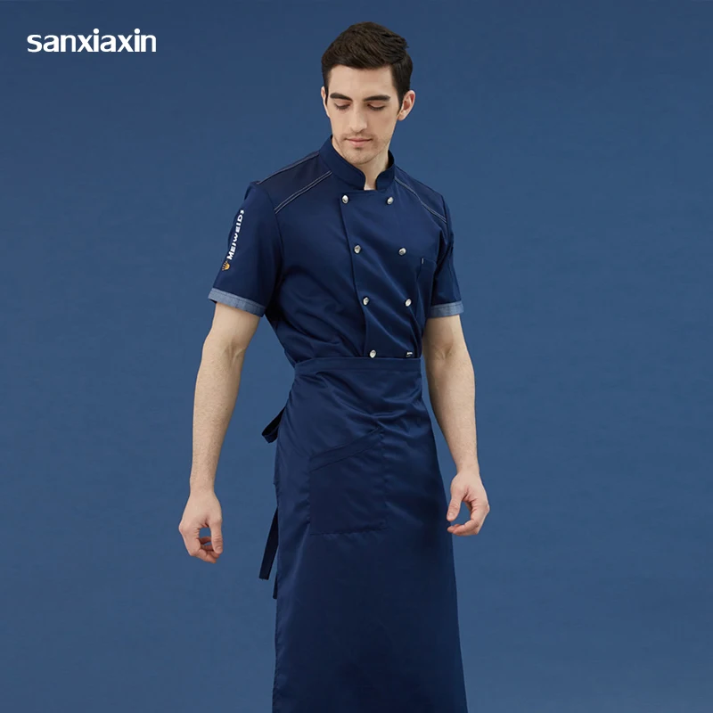 new unisex chef Jackets hotel Cooking uniform Cafe Sushi Waiter chef uniforms restaurant uniform chef uniform chef coat waitress
new unisex chef Jackets hotel Cooking uniform Cafe Sushi Waiter chef uniforms restaurant uniform chef uniform chef coat waitress