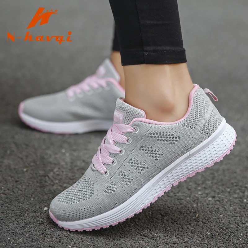 NKAVQI Woman Gray Sneakers Mesh Flat Shoes Women Lightweight Breathable Casual Walking Shoes Tenis Feminino Gym Shoes Out Sport
NKAVQI Woman Gray Sneakers Mesh Flat Shoes Women Lightweight Breathable Casual Walking Shoes Tenis Feminino Gym Shoes Out Sport