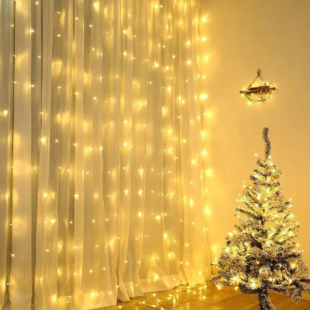 String lights Christmas outdoor decoration Drop 3m Droop 1m/ 3mcurtain icicle string led lights Garden Party US/EU/UK PLUG
String lights Christmas outdoor decoration Drop 3m Droop 1m/ 3mcurtain icicle string led lights Garden Party US/EU/UK PLUG