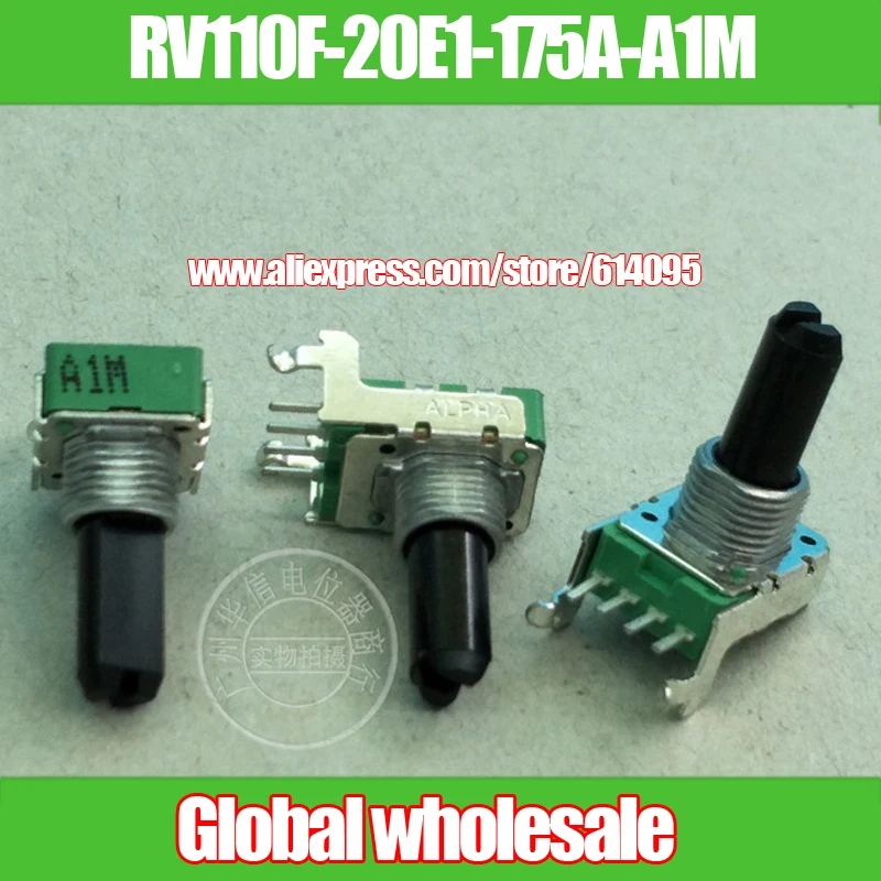1pcs ALPHA142-type horizontal single potentiometer A1M / handle length 18MMF 4 feet RV110F-20E1-175A-A1M
1pcs ALPHA142-type horizontal single potentiometer A1M / handle length 18MMF 4 feet RV110F-20E1-175A-A1M