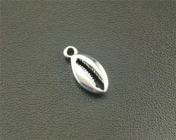 30pcs Silver Color Seashell Charm DIY Handmade Beach Jewelry Findings 6x15mm A1519 
30pcs Silver Color Seashell Charm DIY Handmade Beach Jewelry Findings 6x15mm A1519