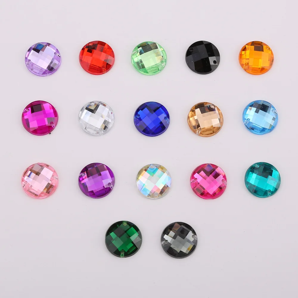 8mm/10mm/12mm/15mm Sewing Acrylic Rhinestone Round Flatback Transparent Crystal Beads For Wedding Dress DIY 18 colors choose 
8mm/10mm/12mm/15mm Sewing Acrylic Rhinestone Round Flatback Transparent Crystal Beads For Wedding Dress DIY 18 colors choose