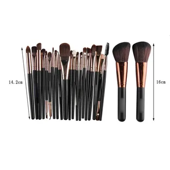 22Pcs Black Brown Makeup Brushes Set Face Eye Lip Beauty Tools Pro Powder Foundation Eyeshadow Eyeliner Lip Cosmetic Brushes Kit
22Pcs Black Brown Makeup Brushes Set Face Eye Lip Beauty Tools Pro Powder Foundation Eyeshadow Eyeliner Lip Cosmetic Brushes Kit