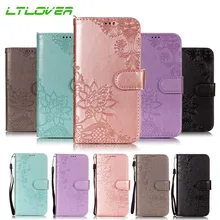 

Luxury Retro 3D Relief Lace Flower Dandelion PU Stand Leather Case For Samsung Galaxy S9 S8 Plus S6 S7 Edge S3 S4 S5 Phone Shell