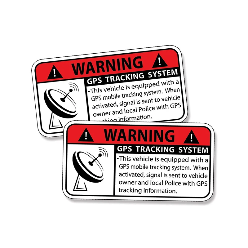 Tancredy 2pcs Customized Colorful Sticker Funny GPS Trailer Alarm Cartoon Car Sticker Vinyl Window Body Wall Car Styling
Tancredy 2pcs Customized Colorful Sticker Funny GPS Trailer Alarm Cartoon Car Sticker Vinyl Window Body Wall Car Styling