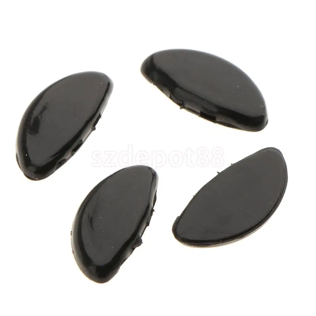 25 Pairs Push In 100% Silicon Nose Pads Eye Glasses Sunglasses Spectacles Eyeglass Plastic Frames Nosepads Repair Replacement