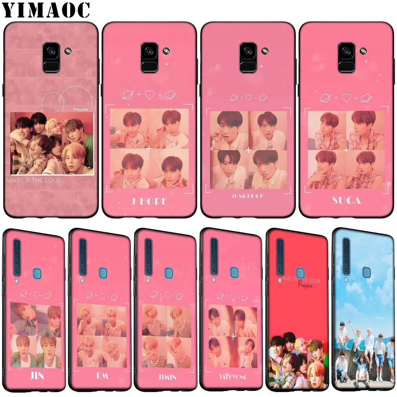 YIMAOC JIMIN Rap RM JIN SUGA J HOPE V JUNG KOOK Soft Case for Samsung Galaxy A6 Plus A9 A8 A7 2018 A3 A5 2016 2017 Note 9 8
YIMAOC JIMIN Rap RM JIN SUGA J HOPE V JUNG KOOK Soft Case for Samsung Galaxy A6 Plus A9 A8 A7 2018 A3 A5 2016 2017 Note 9 8