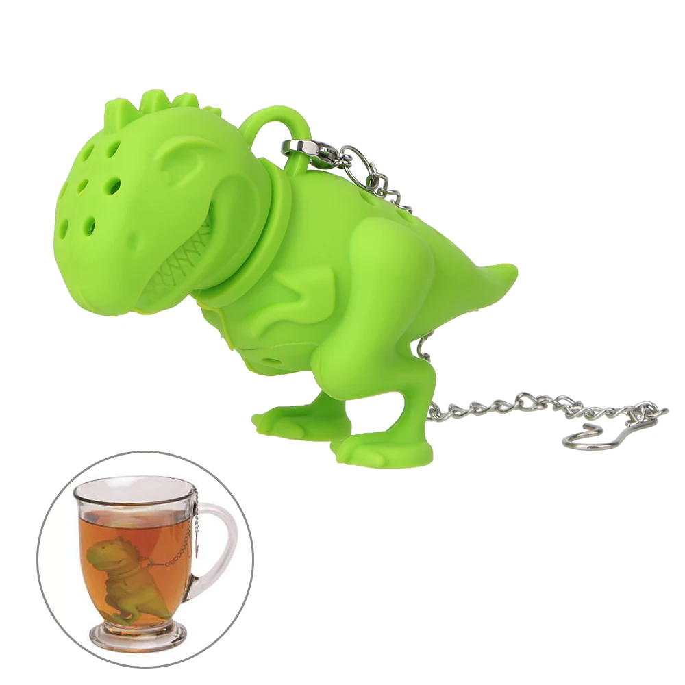 Tea Strainer Cute Empty Silicone Tea Bags Teaware Creative Dinosaur Shape Tea Infuser Herbal Filter Diffuser Kitchen Supplies
Tea Strainer Cute Empty Silicone Tea Bags Teaware Creative Dinosaur Shape Tea Infuser Herbal Filter Diffuser Kitchen Supplies