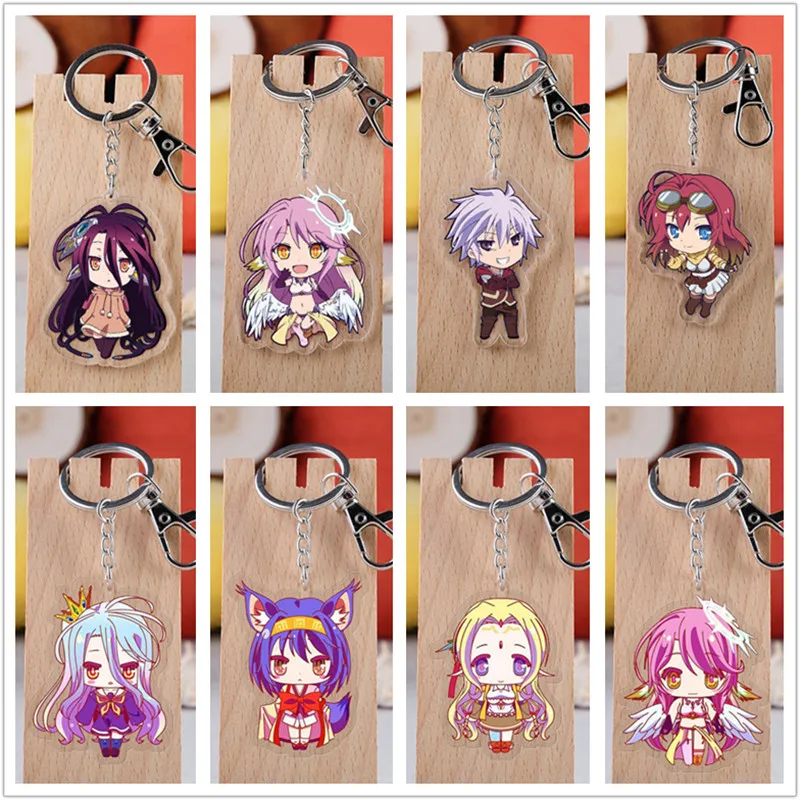10 pcs/lot Anime NO GAME NO LIFE Acrylic Keychain Toy Figure Sora Shiro Bag Pendant Double sided Key Ring Gifts
10 pcs/lot Anime NO GAME NO LIFE Acrylic Keychain Toy Figure Sora Shiro Bag Pendant Double sided Key Ring Gifts