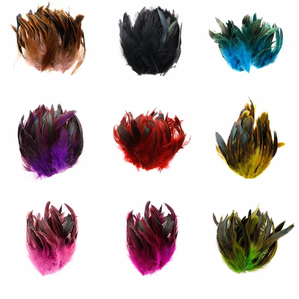 100 Pcs/Pack Natural Beautiful Cock Rooster Tail Feathers for DIY Clothes Decor Rooster Feathers 15-20 CM #254941
100 Pcs/Pack Natural Beautiful Cock Rooster Tail Feathers for DIY Clothes Decor Rooster Feathers 15-20 CM #254941