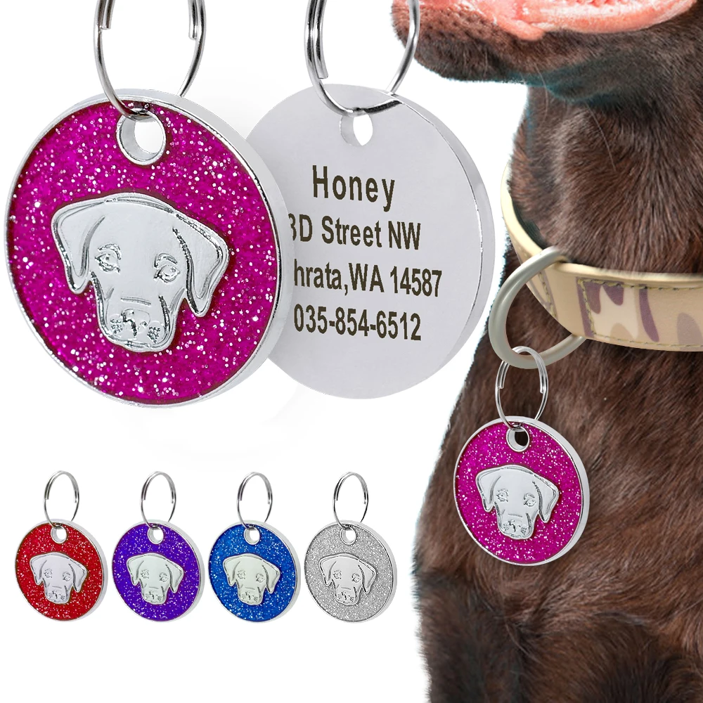 Dog Tag Engraved Pet id Tags Collar Accessories Personalized Bling Puppy Nametag Custom Dog Identification Rose Blue for Pitbull
Dog Tag Engraved Pet id Tags Collar Accessories Personalized Bling Puppy Nametag Custom Dog Identification Rose Blue for Pitbull