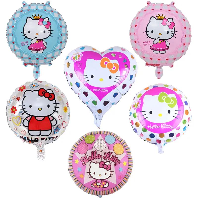 free shipping 1PC 18-inch hello kitty cat balloon Aluminum foil Helium balloons birthday party decorations kids toy KT globos
free shipping 1PC 18-inch hello kitty cat balloon Aluminum foil Helium balloons birthday party decorations kids toy KT globos
