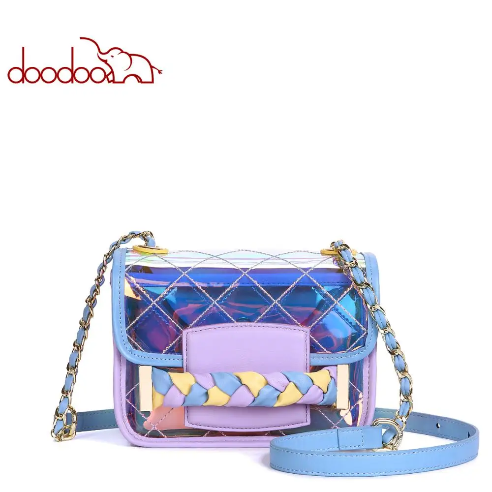Korean version of the summer transparent laser bag 2019 new fashion single shoulder slung small square bag ins female bags D8063
Korean version of the summer transparent laser bag 2019 new fashion single shoulder slung small square bag ins female bags D8063