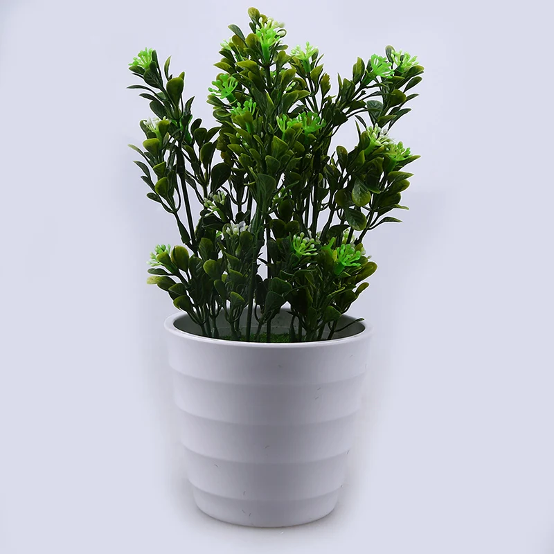 WHISM Artificial Plastic Eucalyptus Green Grass Bonsai Table Fake Plant with Flower Pot Home Decorative Eucalyptus Wedding Decor
WHISM Artificial Plastic Eucalyptus Green Grass Bonsai Table Fake Plant with Flower Pot Home Decorative Eucalyptus Wedding Decor