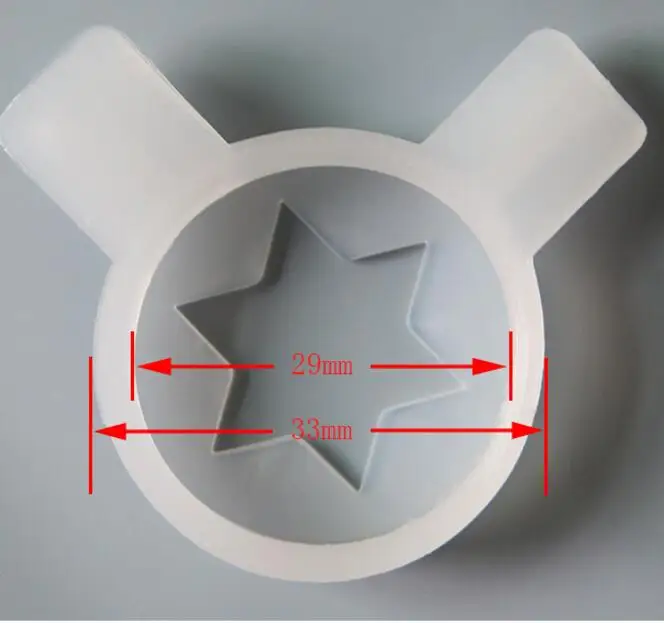 Description Picture 3 of itemIce Cream Maker Parts 5 in 1 Plastic Nozzle kit snow flower jungle noodle hexagram sndwiches