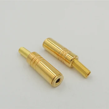 Solder Type Gold plate 3.5mm Stereo Audio Female Inline Socket jack Plug ADAPTER Spring Connector
Solder Type Gold plate 3.5mm Stereo Audio Female Inline Socket jack Plug ADAPTER Spring Connector
