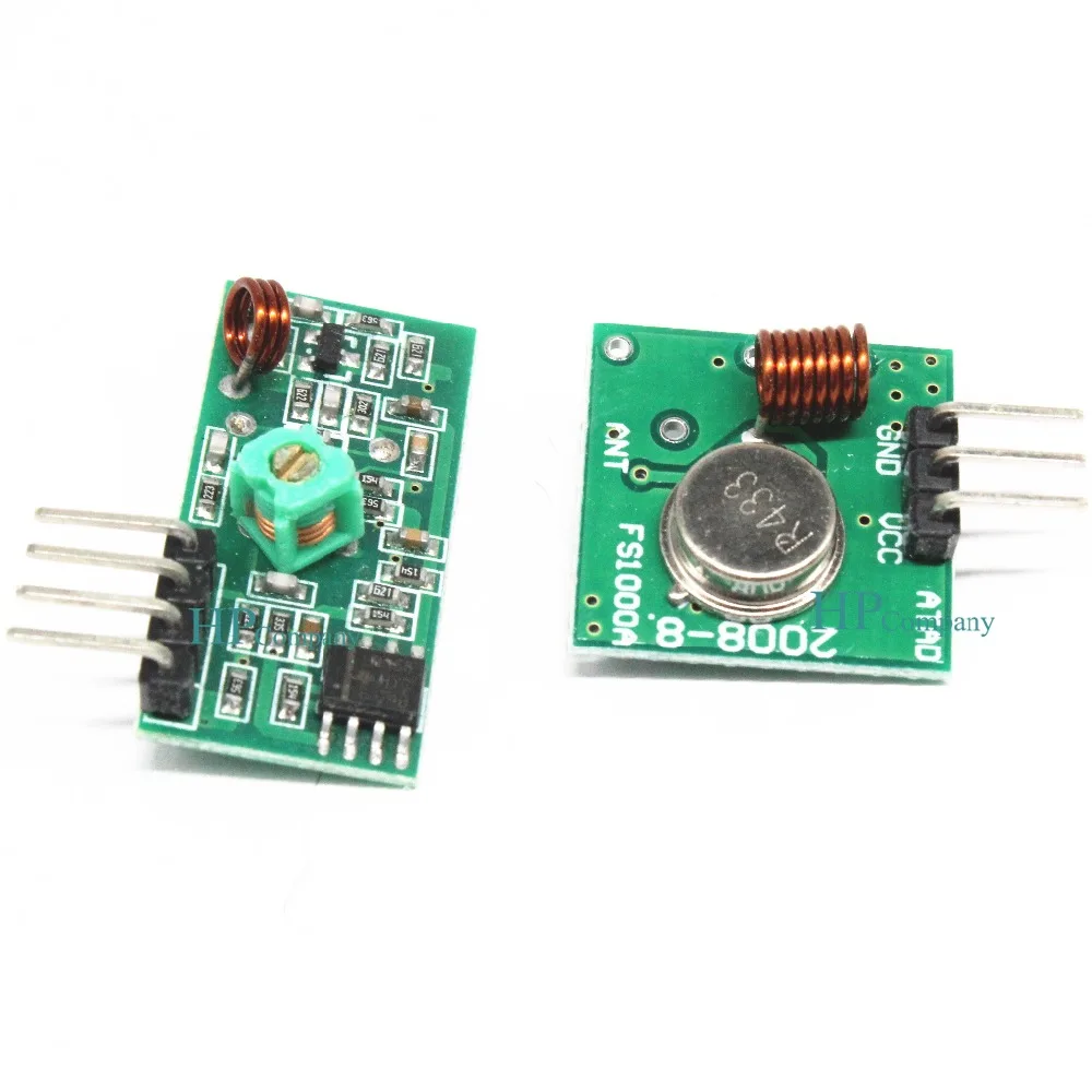 1pair 433MHZ RF Transmitter And Receiver Link Kit For Arduino ARM MCU DC 5V External Antenna AM Mode VCC Voltage Module
1pair 433MHZ RF Transmitter And Receiver Link Kit For Arduino ARM MCU DC 5V External Antenna AM Mode VCC Voltage Module