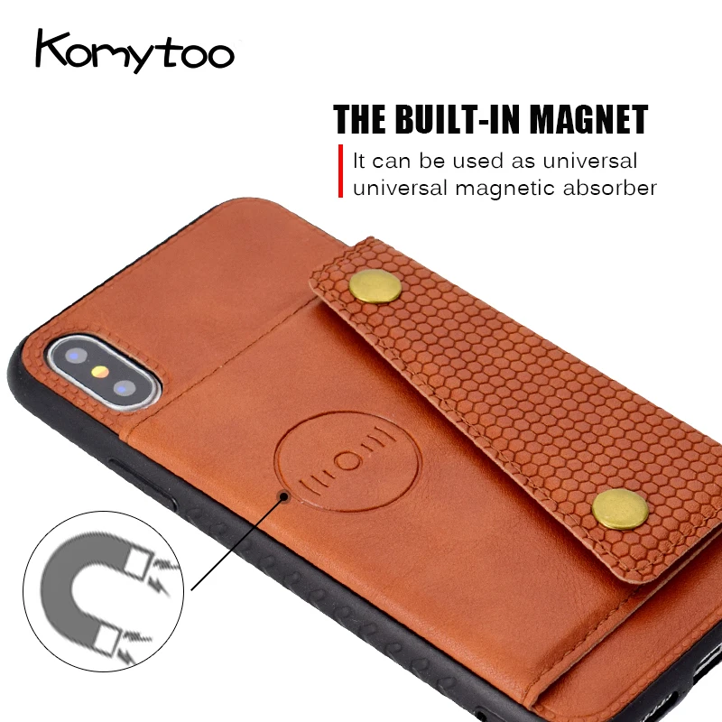 KOMYTOO TPU Case For iPhone X 8 7 6 Plus Case Magnetic Holder PU Leather Cover For iPhone 6 6s 7 8 Button Pattern Coque Cover
KOMYTOO TPU Case For iPhone X 8 7 6 Plus Case Magnetic Holder PU Leather Cover For iPhone 6 6s 7 8 Button Pattern Coque Cover
