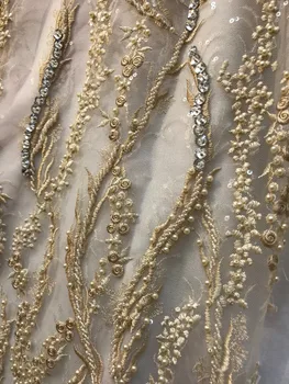 wholesale African net lace fabric with beads 5yards/lot PWD1881426 french embroidery tulle lace fabric
wholesale African net lace fabric with beads 5yards/lot PWD1881426 french embroidery tulle lace fabric