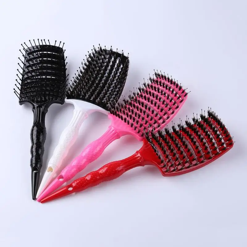 Professional Scalp Massage Comb Anti-static Big Bent Bristle Hair Comb Brush Women Men Hair Styling Tool
Professional Scalp Massage Comb Anti-static Big Bent Bristle Hair Comb Brush Women Men Hair Styling Tool