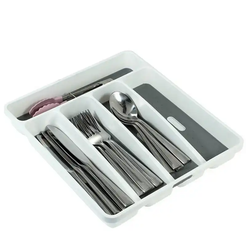 Plastic Cutlery Tray Practical Cutlery Storage Box Drawer