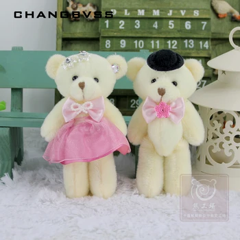 Hot Sale 2 pcs/lot Wedding Bears Dolls Plush Stuffed Toys,Girls Birthday Gift Small Pendant,Stuffed Plush Animals,kawaii peluche
Hot Sale 2 pcs/lot Wedding Bears Dolls Plush Stuffed Toys,Girls Birthday Gift Small Pendant,Stuffed Plush Animals,kawaii peluche