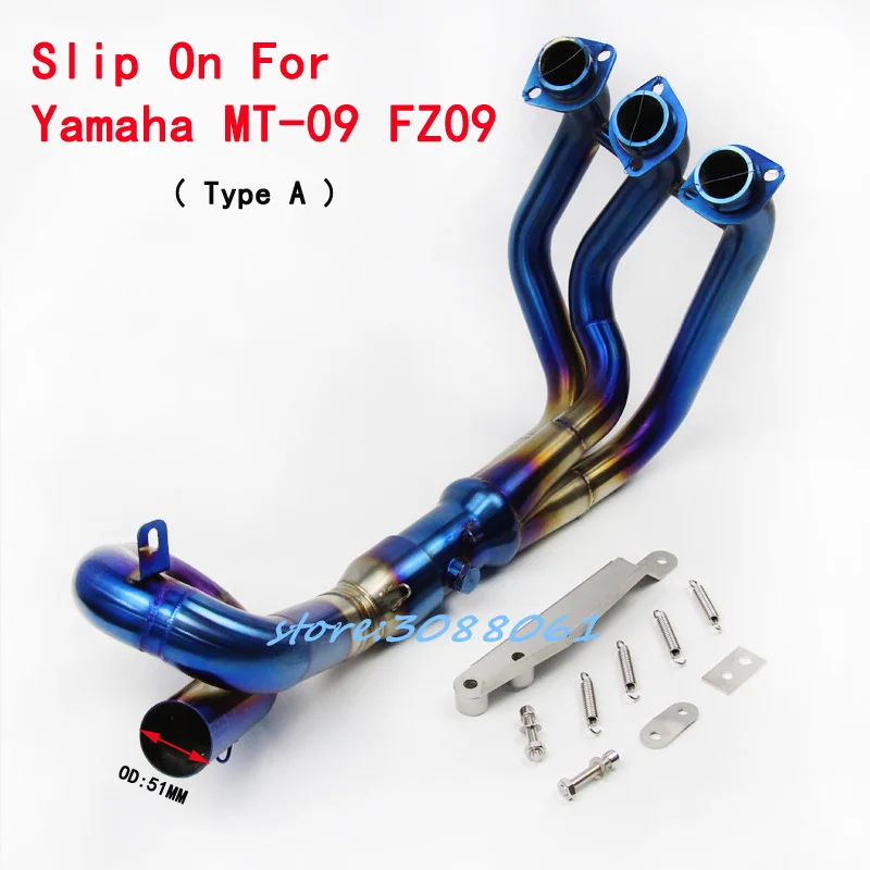 Connector Slip On For Yamaha MT09 MT-09 FZ09 FZ-09 Motorcycle 51mm Exhaust Modified Front Middle Link Pipe Without Muffler
Connector Slip On For Yamaha MT09 MT-09 FZ09 FZ-09 Motorcycle 51mm Exhaust Modified Front Middle Link Pipe Without Muffler