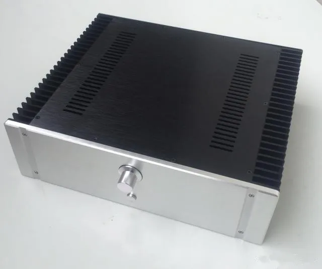 NEW 4313 Full aluminum amplifier chassis / Class A amplifier / Pre-amplifier / AMP Enclosure / case / DIY box (430*130*361mm)
NEW 4313 Full aluminum amplifier chassis / Class A amplifier / Pre-amplifier / AMP Enclosure / case / DIY box (430*130*361mm)