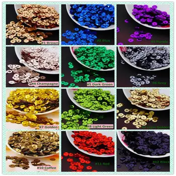 8MM Solid Colors Round Cup Sequins Paillette For Crafts Scrapbook And Sewing DIY Handmade Project
8MM Solid Colors Round Cup Sequins Paillette For Crafts Scrapbook And Sewing DIY Handmade Project