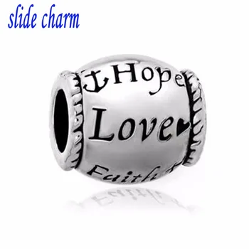 slide charm Free shipping Hope Love Faith Tone Barrel Bead Designer Charm Bracelet Charm Fit Pandora Bracelet
slide charm Free shipping Hope Love Faith Tone Barrel Bead Designer Charm Bracelet Charm Fit Pandora Bracelet