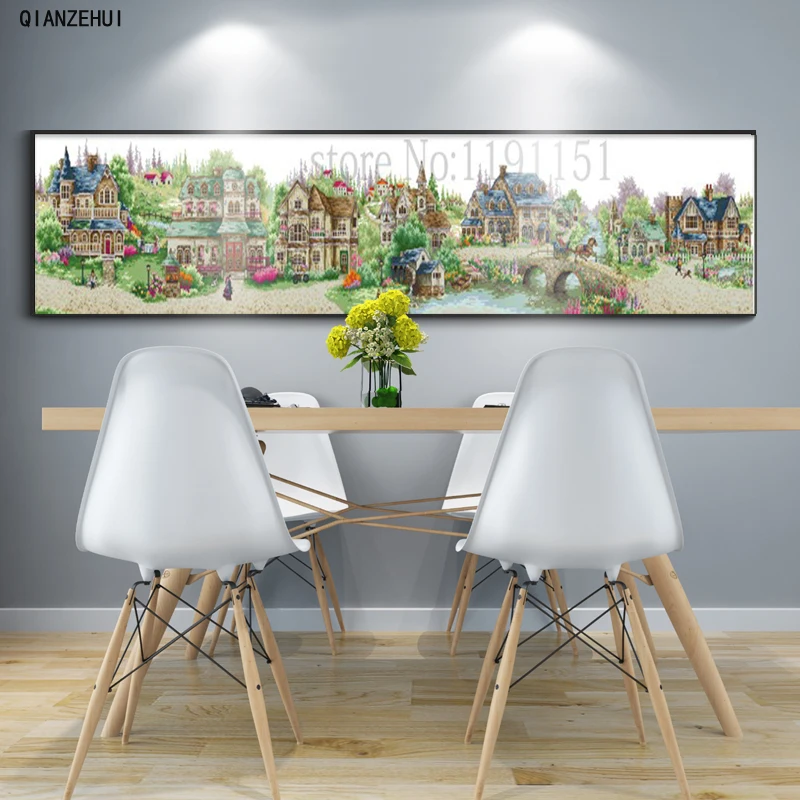 QIANZEHUI,Needlework,DIY European town Cross stitch,Sets For Embroidery kits European classical country towns Cross-Stitching
QIANZEHUI,Needlework,DIY European town Cross stitch,Sets For Embroidery kits European classical country towns Cross-Stitching