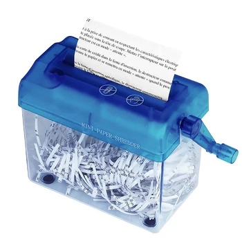 Portable Mini Manual Shredder Hand A6 Paper Documents Cutting Machine Tool Office Home Desktop Stationery Random Color
Portable Mini Manual Shredder Hand A6 Paper Documents Cutting Machine Tool Office Home Desktop Stationery Random Color