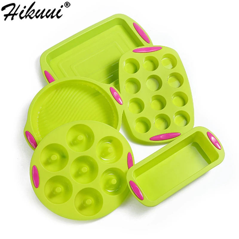 9 Inch Silicone Mold 5 Style Baking Tools 1pc Non-Stick Cake Mould And Bread Mold Kitchen Tool Dessert
9 Inch Silicone Mold 5 Style Baking Tools 1pc Non-Stick Cake Mould And Bread Mold Kitchen Tool Dessert