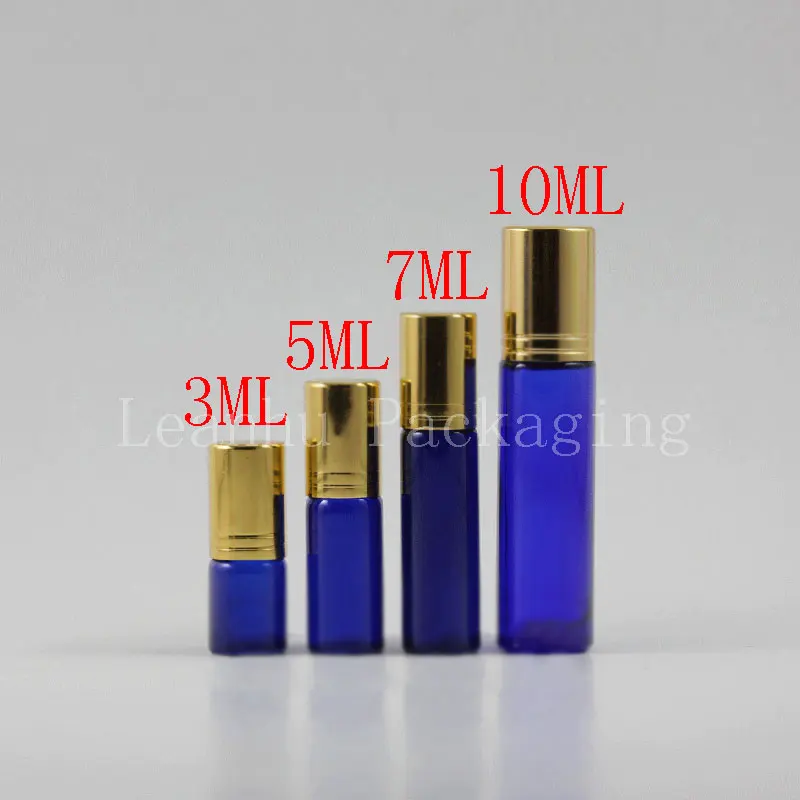 Wholesale 3/5/7/10ml Blue Roll Ball Bottle,Essential Oil/Perfume Glass Bottle With Gold Cap,Cosmetic Packaging Container
Wholesale 3/5/7/10ml Blue Roll Ball Bottle,Essential Oil/Perfume Glass Bottle With Gold Cap,Cosmetic Packaging Container