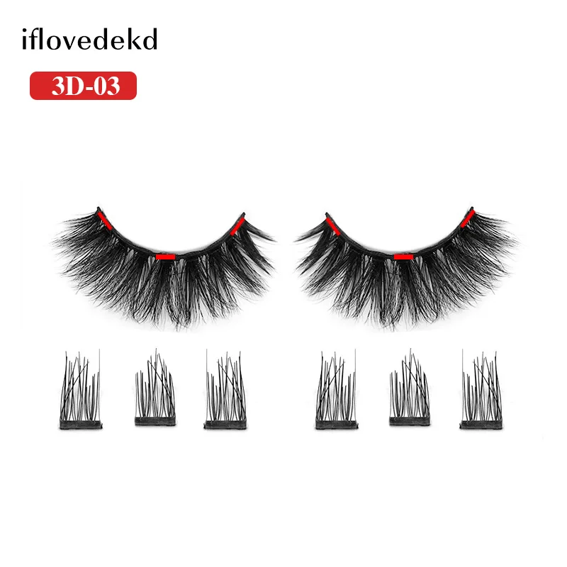 iflovedekd Magnetic Eyelashes 4 PCS/Pair 3 Magnetic Eyelash Extension 3D False Eyelashes On Magnets
iflovedekd Magnetic Eyelashes 4 PCS/Pair 3 Magnetic Eyelash Extension 3D False Eyelashes On Magnets