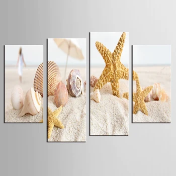 Modular Pictures For Living Room 4 Panel Seashells Beach Abstract Photo Wall Canvas Decorative Frame HD Poster Oil Painting
Modular Pictures For Living Room 4 Panel Seashells Beach Abstract Photo Wall Canvas Decorative Frame HD Poster Oil Painting