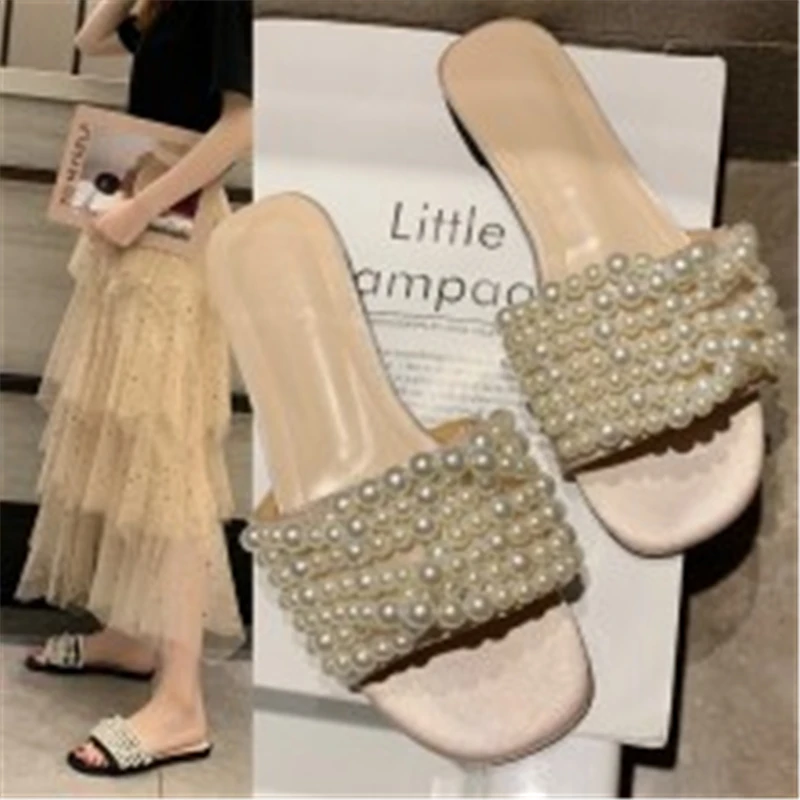 Summer Slippers Women 2019 Chic design Leisure Outdoor Beach Simple Slides Row of pearls Female Flip Flops flats Black beige
Summer Slippers Women 2019 Chic design Leisure Outdoor Beach Simple Slides Row of pearls Female Flip Flops flats Black beige
