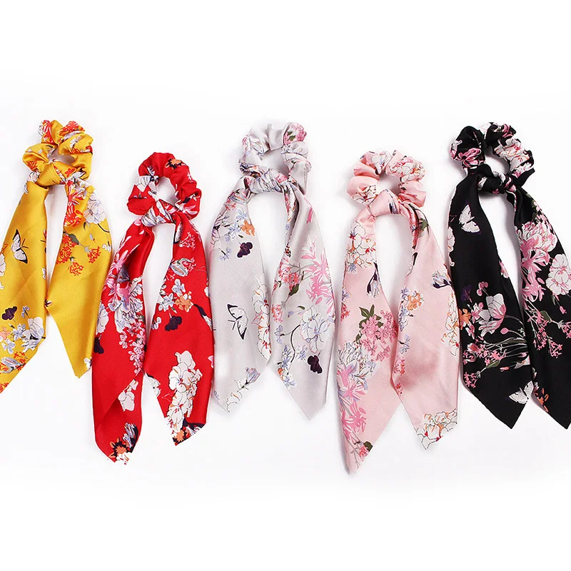 Fashion Floral Print Scrunchie Women Hair Scarf Elastic Hairband Bow Hair Rubber Ropes Girls Hair Ties Accessories
Fashion Floral Print Scrunchie Women Hair Scarf Elastic Hairband Bow Hair Rubber Ropes Girls Hair Ties Accessories