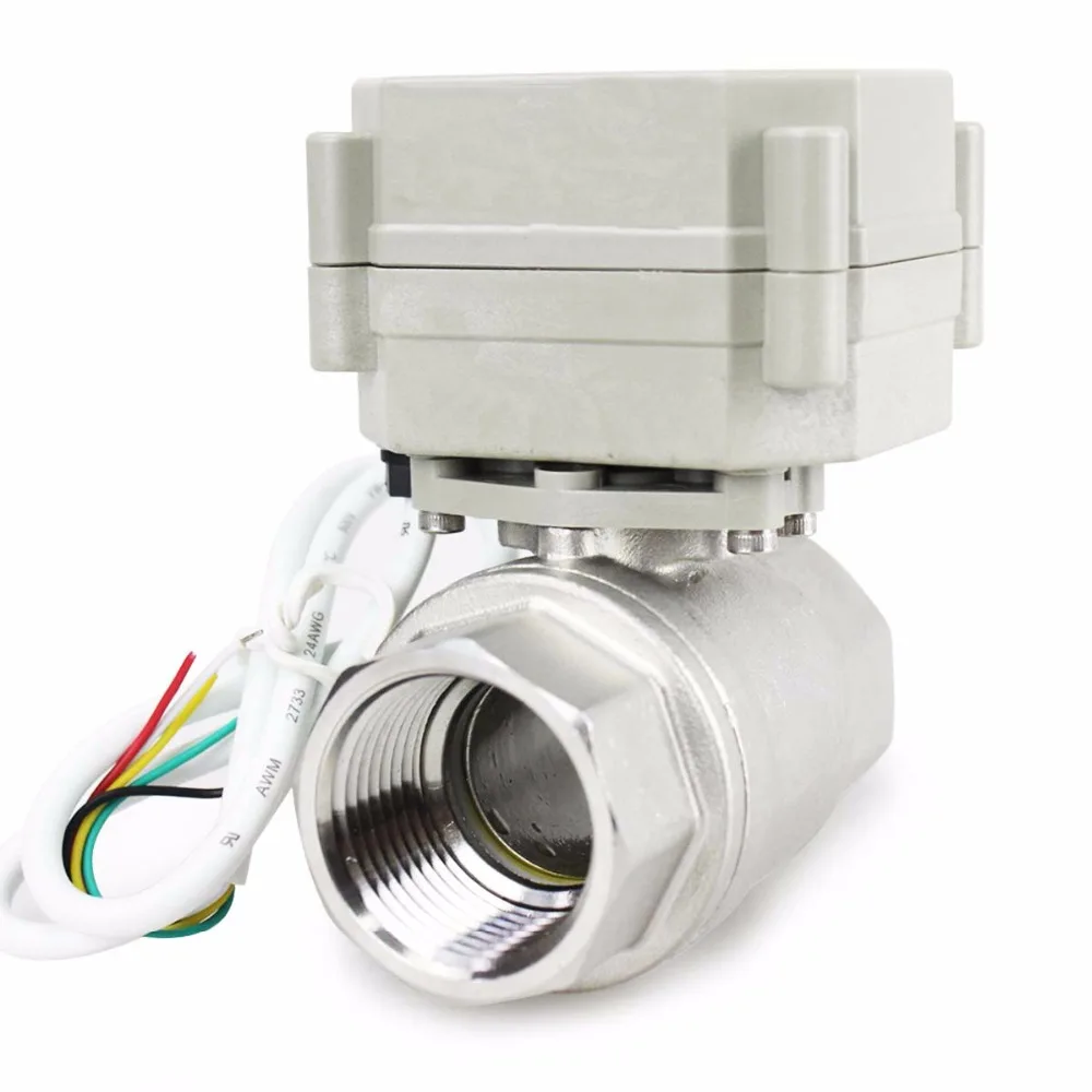 New 2 Way 1" DN25 12V/24VDC 110V/220VAC Stainless Steel 304 Normally Closed/Position Feedback Motorized Electrical Ball Valve
New 2 Way 1" DN25 12V/24VDC 110V/220VAC Stainless Steel 304 Normally Closed/Position Feedback Motorized Electrical Ball Valve
