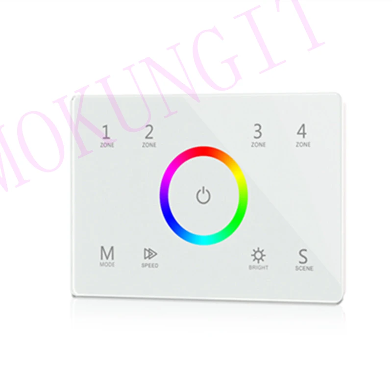 Touch Panel 4 Zone RGB DMX512 Master & RF Remote T13(IT) RGB Ring DMX512 panel master controller
Touch Panel 4 Zone RGB DMX512 Master & RF Remote T13(IT) RGB Ring DMX512 panel master controller