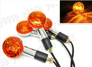 4x Round Turn Signals Light For Suzuki Boulevard C50 Volusia 800 C90 M109R C109 Marauder 800 M50 Intruder LC1500 Cruisers
4x Round Turn Signals Light For Suzuki Boulevard C50 Volusia 800 C90 M109R C109 Marauder 800 M50 Intruder LC1500 Cruisers