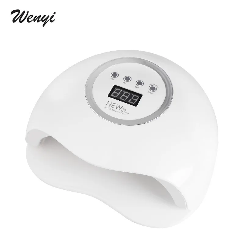 WENYI New Desgin NEW5plus LED UV Nail Lamp 72W Nail Dryer Curing All Gel Polish Fashion Euipment Nail Art Tools Machine
WENYI New Desgin NEW5plus LED UV Nail Lamp 72W Nail Dryer Curing All Gel Polish Fashion Euipment Nail Art Tools Machine
