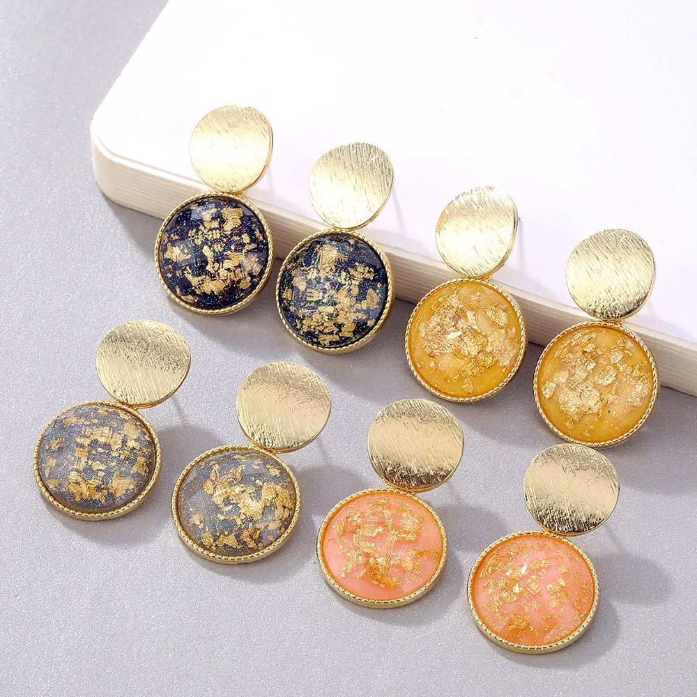 IPARAM Women's 2019 Earrings Round Resin Dangle Earrings Korean Earrings Geometric Jewelry Wholesale
IPARAM Women's 2019 Earrings Round Resin Dangle Earrings Korean Earrings Geometric Jewelry Wholesale