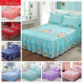 120x200 150x200 180x200 180x220 200x230 Cm Bed Skirts Adult Kid Child Girl Bed Linen Cover Single Twin Queen King Size Bedpsread
120x200 150x200 180x200 180x220 200x230 Cm Bed Skirts Adult Kid Child Girl Bed Linen Cover Single Twin Queen King Size Bedpsread